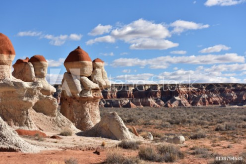 Picture of Blue Canyon section of Moenkopi Wash in northeast Arizona